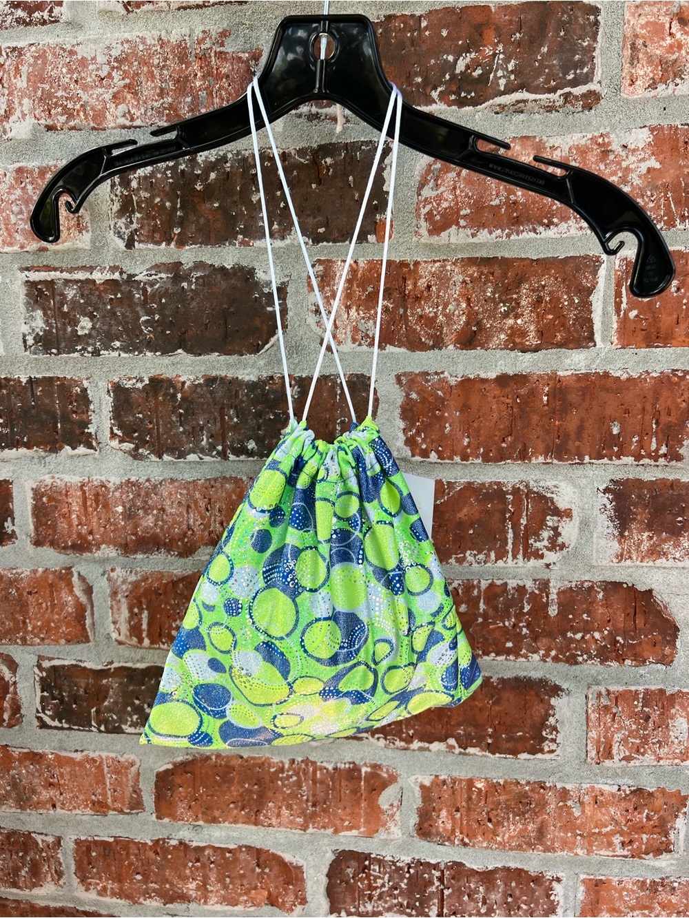 Motionwear Lime Green & Blue Drawstring Kids Bag